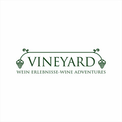 logo emblem element decoration. vineyard label vintage and landscape.