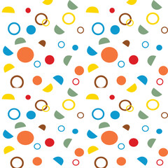 seamless background with circles