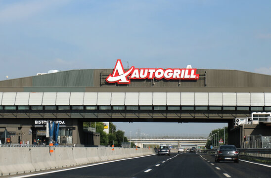 Italian Chain Restaurant Autogrill On Highway