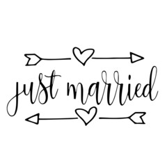 just married inspirational quotes, motivational positive quotes, silhouette arts lettering design