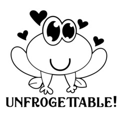 Obraz premium unfrogettable signs inspirational quotes, motivational positive quotes, silhouette arts lettering design