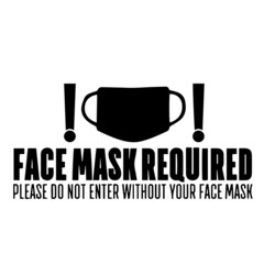 face mask required inspirational quotes, motivational positive quotes, silhouette arts lettering design