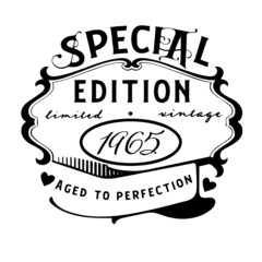 Obraz premium special edition inspirational quotes, motivational positive quotes, silhouette arts lettering design