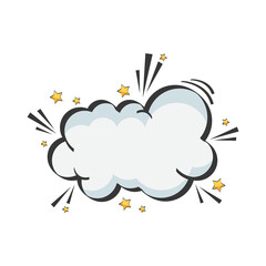 discussion cloud pop art