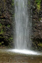 Fototapeta premium Taxopamba Waterfall outside of Otavalo, Ecuador