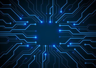 Technology graphic design background. Vector illustration. Vector Abstract technology circuit lines. Technology vector background.Eps10 vector illustration.