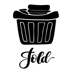 laundry room fold signs inspirational quotes, motivational positive quotes, silhouette arts lettering design