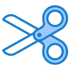 scissor blue style icon