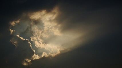 twilight sunset on evening