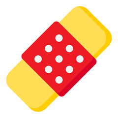 plaster flat style icon