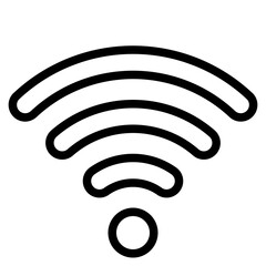 signal outline style icon