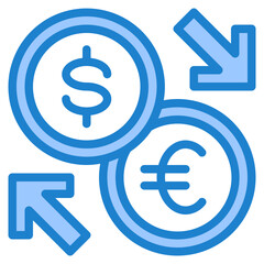 money blue style icon