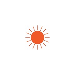 Sun Vector illustration Icon template design