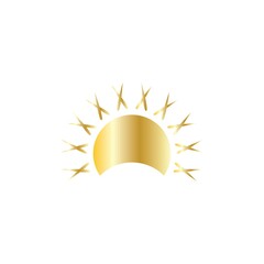 Sun Vector illustration Icon template design