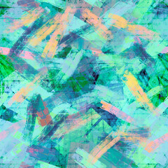 Fototapeta na wymiar Abstract hand- painted blurred pattern in light pastel natural colors