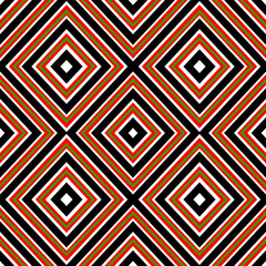 diamond cloth pattern.Ikat geometric folklore ornament with diamonds. Tribal ethnic vector texture. Seamless striped pattern in Aztec style. Folk embroidery.