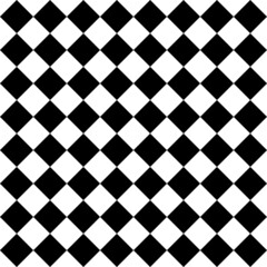 Diamond-shaped black and white quadrangle.Decorative Wallpaper Background