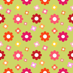 Seamless floral pattern.Silhouette of flowers with branches, leaves and berries. Abstract roses, tender pastel colors. Perfect for cotton fabric, texture, paper, shawls.