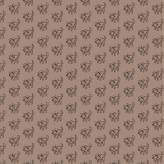 seamless damask pattern