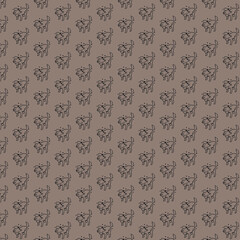seamless damask pattern