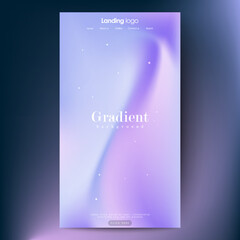 Page design inspiration with abstract background. Shades of a blue gradient background pattern