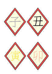 十二支(子・丑・寅・卯)