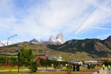 パタゴニア地方のフィッツ・ロイ山