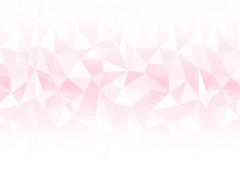 Naklejka na ściany i meble 抽象的な幾何学模様と春らしいピンク色のグラデーション背景素材