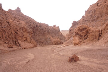 チリのアタカマ砂漠の月の谷