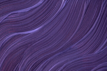 Abstract fluid art background navy blue colors. Liquid marble. Acrylic painting with dark purple gradient.