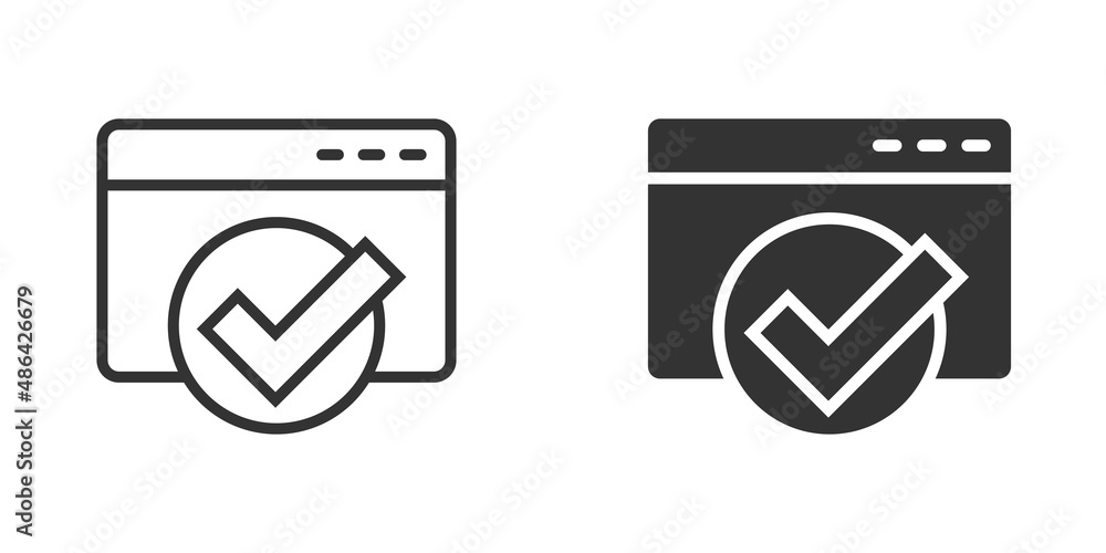 Poster to do list icon in flat style. document checklist vector illustration on white isolated background. 