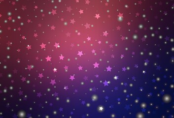 Dark Purple, Pink vector texture in birthday style.