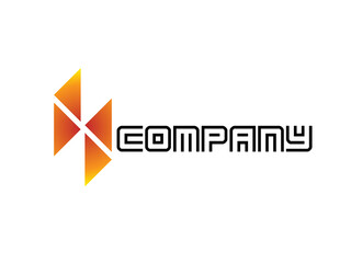 vector letter F logo for company