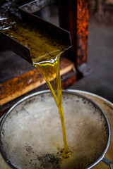 Deep-fried golden camellia seed oil