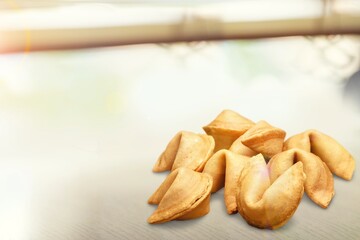 Tasty samosas with meat and vegetables. Traditional  food.