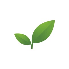 Green leaf logo