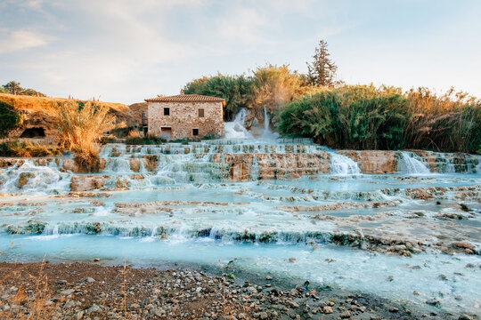 terme di saturnia, cascate del mulino