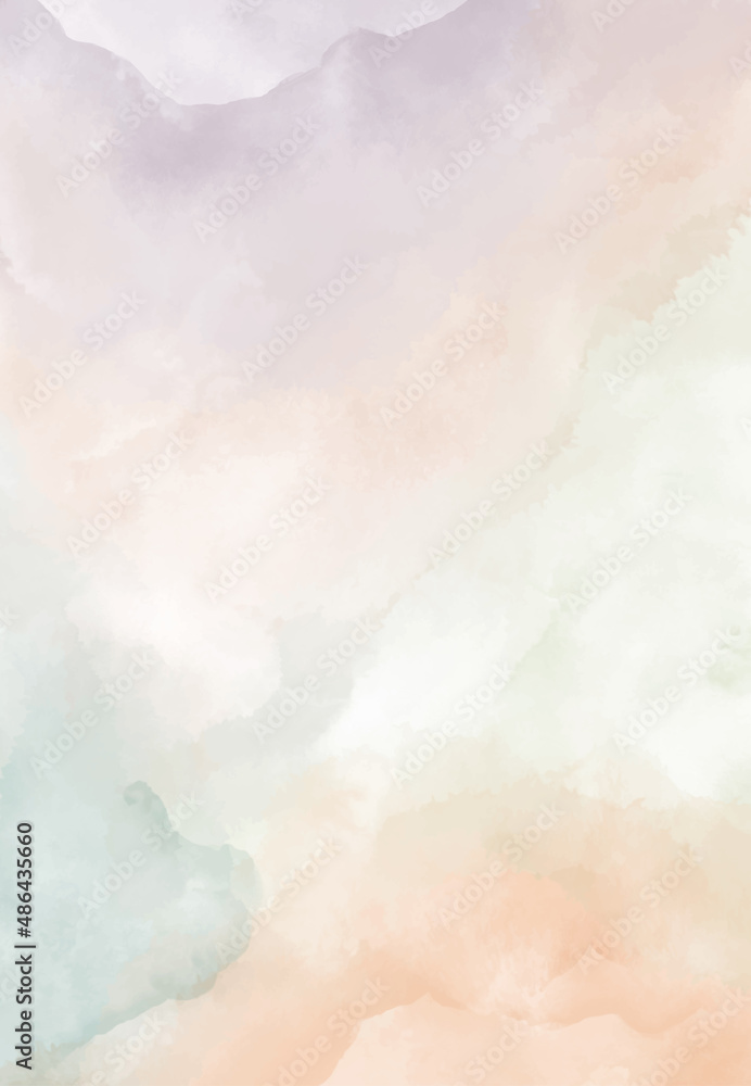 Poster vertical background design with soft tone color