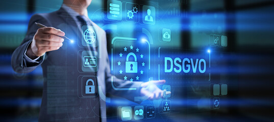 DSGVO GDPR General General data protection regulations personal information privacy concept.
