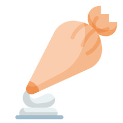 pastry flat icon
