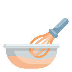 whisk flat icon