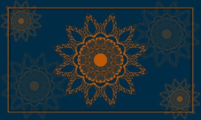 Stylish Mandala Pattern Design Illustration