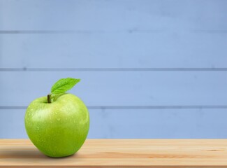 Food concept with an apple, care for the planet, respect, recycle, reduce food waste, eco living
