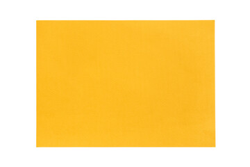 Yellow paper isolated