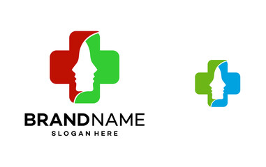 Head Health Medical Logo Template Design Vector