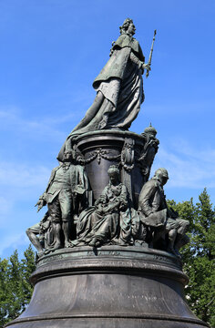 Monument to Catherine the Great, Saint - Petersburg, Russia