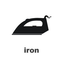 iron isolated on white background