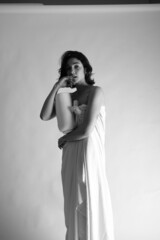 Fototapeta premium model woman photographed in studio