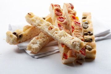 Aperitivos pasta de pizza