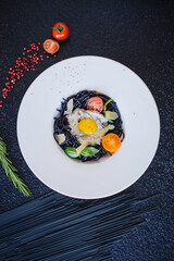 black pasta